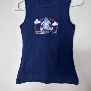 Disney Navy Blue 'Summer of Love' Tank Top